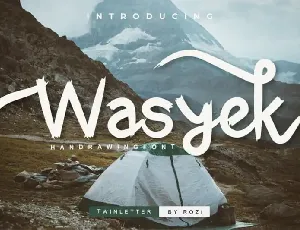 Wasyek Script font