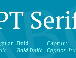 PT Serif Family font