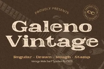 Galeno Vintage font