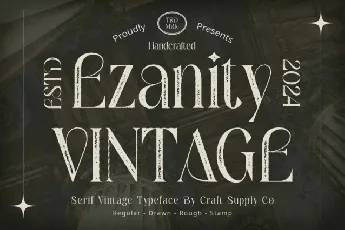 Ezanity Vintage font