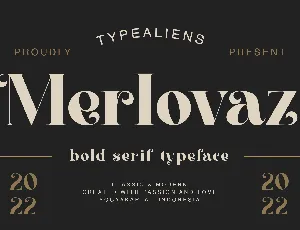 Merlovaz font