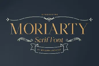 Moriarty Serif Demo font