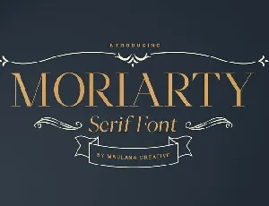 Moriarty Serif Demo font