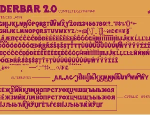 Wonderbar 2.0 font