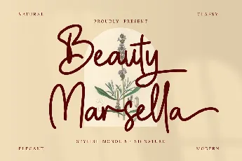 Beauty Marsella font