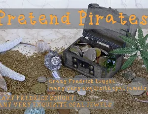 Pretend Pirates font