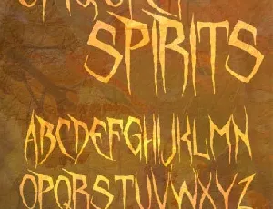 Unquiet Spirits font