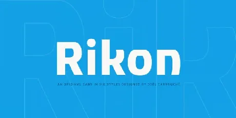 Rikon Family font