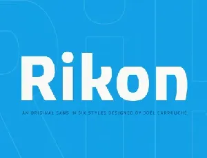 Rikon Family font