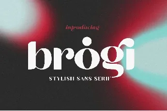 Brogi font