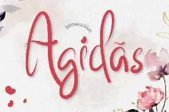 Agidas font