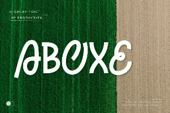 ABOXE Personal font