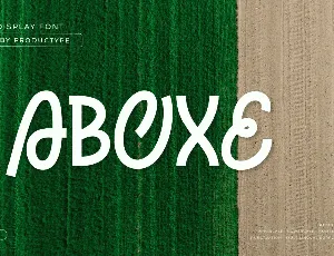 ABOXE Personal font