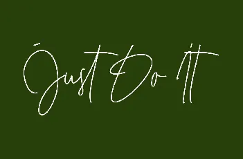 Just Do It font