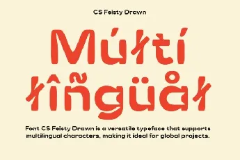 CS Feisty Drawn font