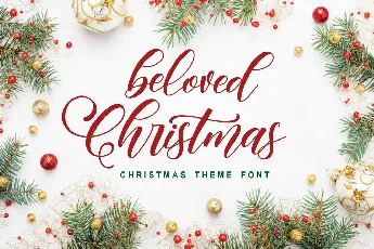 Beloved Christmas font