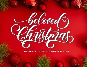 Beloved Christmas font