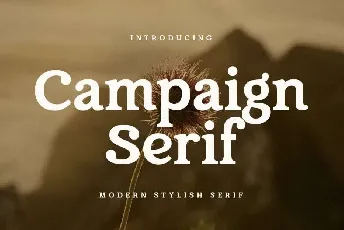 Campaign font