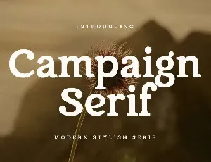 Campaign font