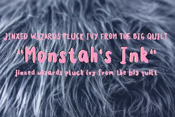 Monstahs Ink font