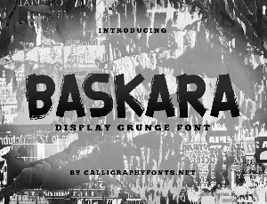 Baskara Brush font