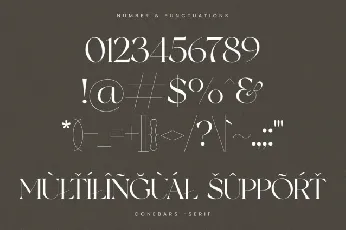 Conebars font