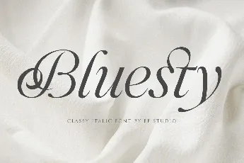 Bluesty Trial font