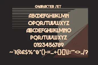 Monatic font