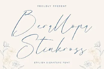 Berallopa Stinkross font