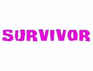 Survivor font