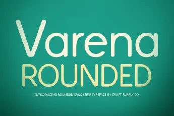 Varena Rounded font