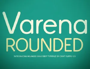 Varena Rounded font