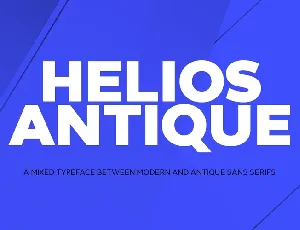 Helios Antique font