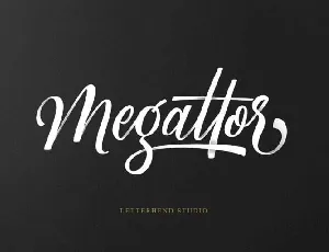 Megattor Script Free font