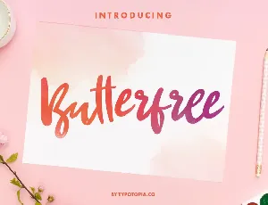 Butterfree font