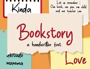 Bookstory font