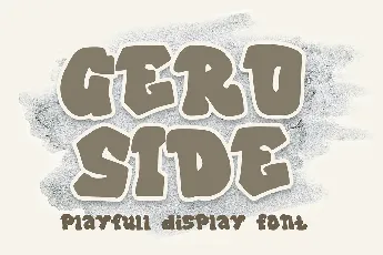 Geroside font