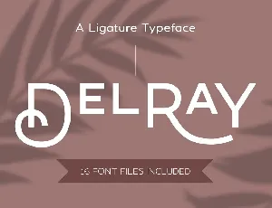 DelRay font