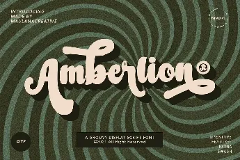 Amberlion font