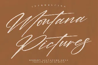 Montana Pictures font