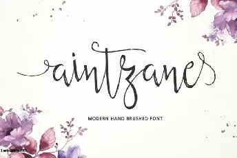 Aintzane Script font