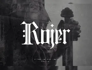 Rojer font