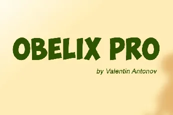 Obelix Pro font