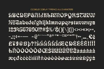 CS Smiley font