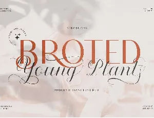 Broted Young Plant Duo font