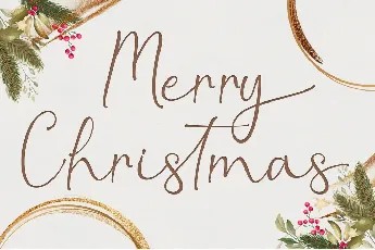 Christmas Leaf - Personal Use font