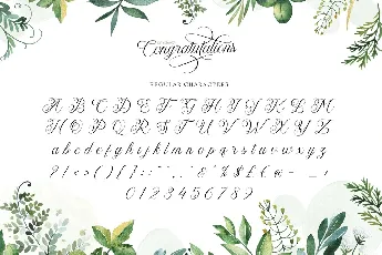 Congratulations font