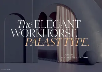 Palast Family font