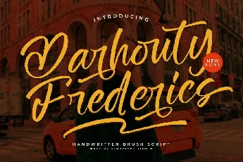 Darhouty Frederics font