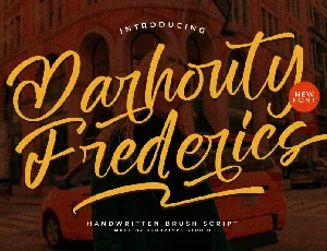 Darhouty Frederics font